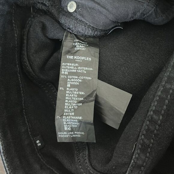 The Kooples Black Lizy Studded Women’s Jeans size 29 - Picture 14 of 15